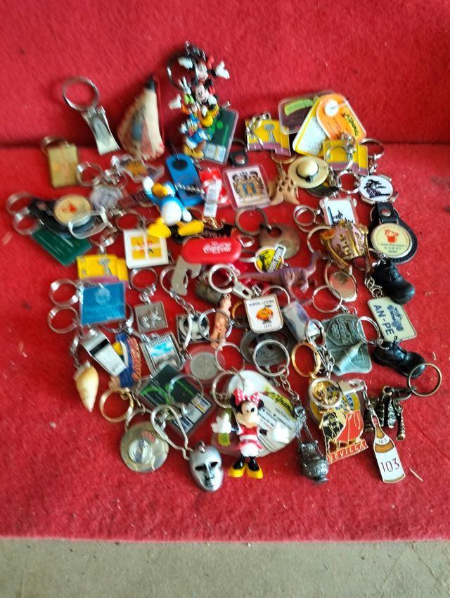 Llaveros vintage: +30uds