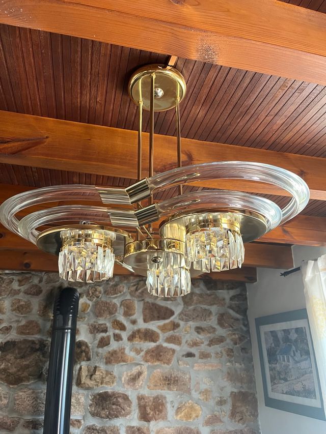 Araña dorada - Lámpara vintage