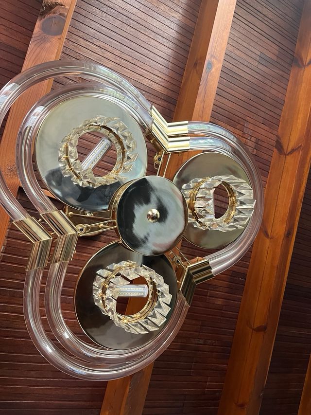 Araña dorada - Lámpara vintage