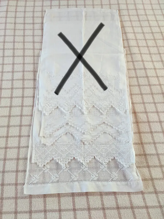 4 toallas lino vintage invitados