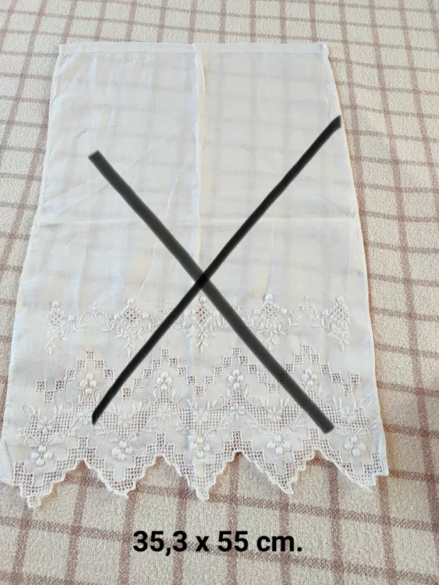 4 toallas lino vintage invitados
