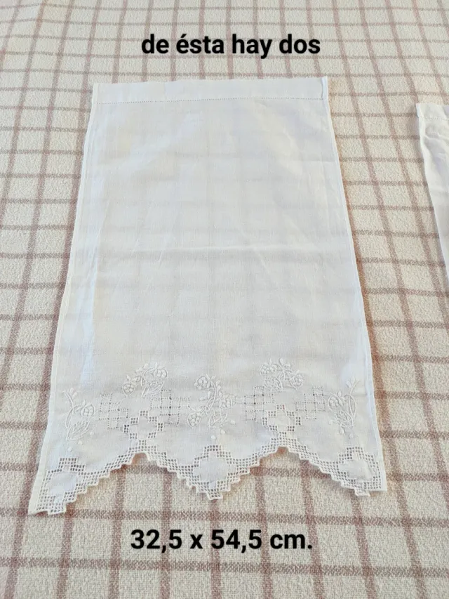 4 toallas lino vintage invitados
