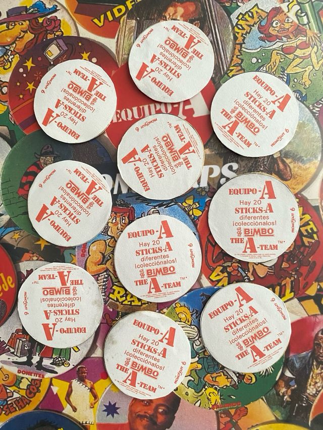 Lotto 10 Cromos Sticks-A  SQUADRA A Bimbo