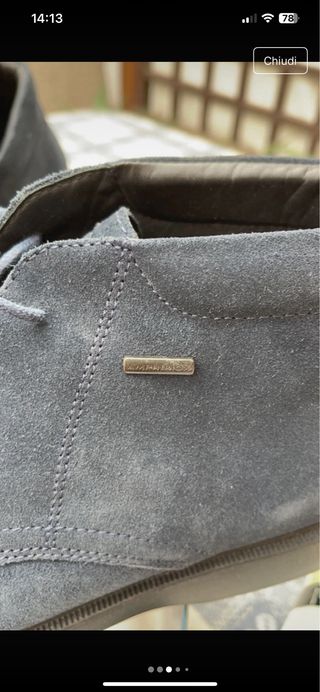 Geox Scarpe Scamosciati 44 - Blu e color beige