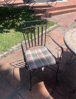 Mesa y 4 sillas jardín - Mosaico