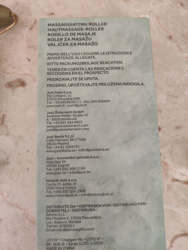 Rullo Giada Just - Massaggiatore viso