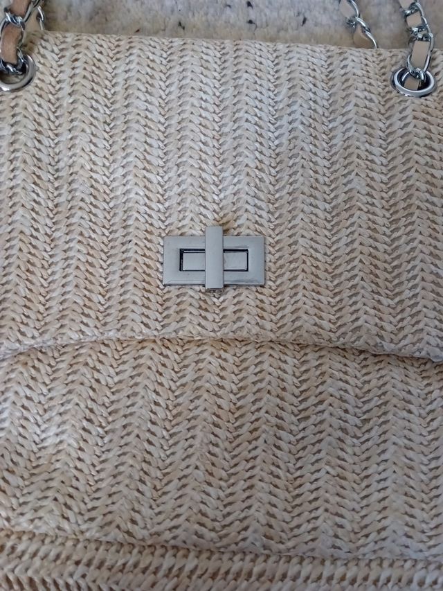 Borsetta Paglia Beige