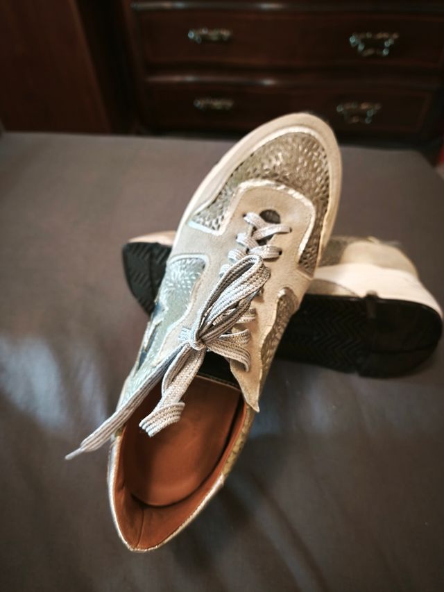 Zapatillas Little La Suite piel