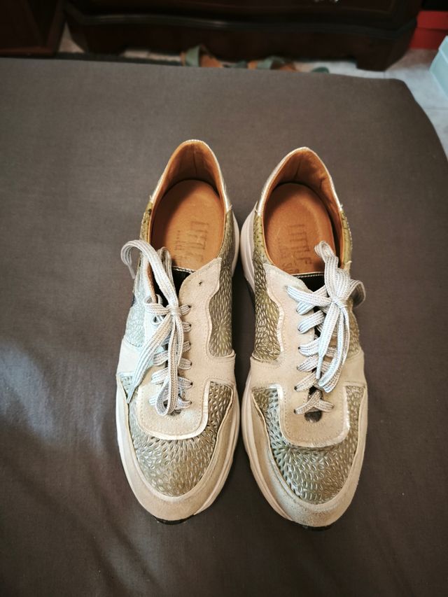 Zapatillas Little La Suite piel