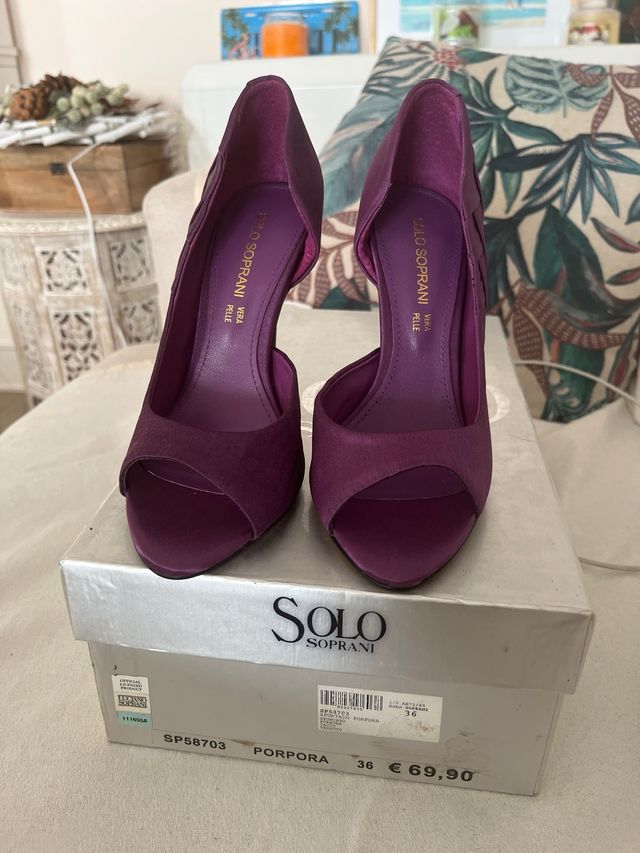 Sandali Solo Soprani Porpora 36