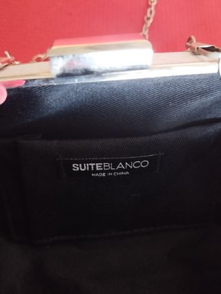 Bolso fiesta metalizado plata
