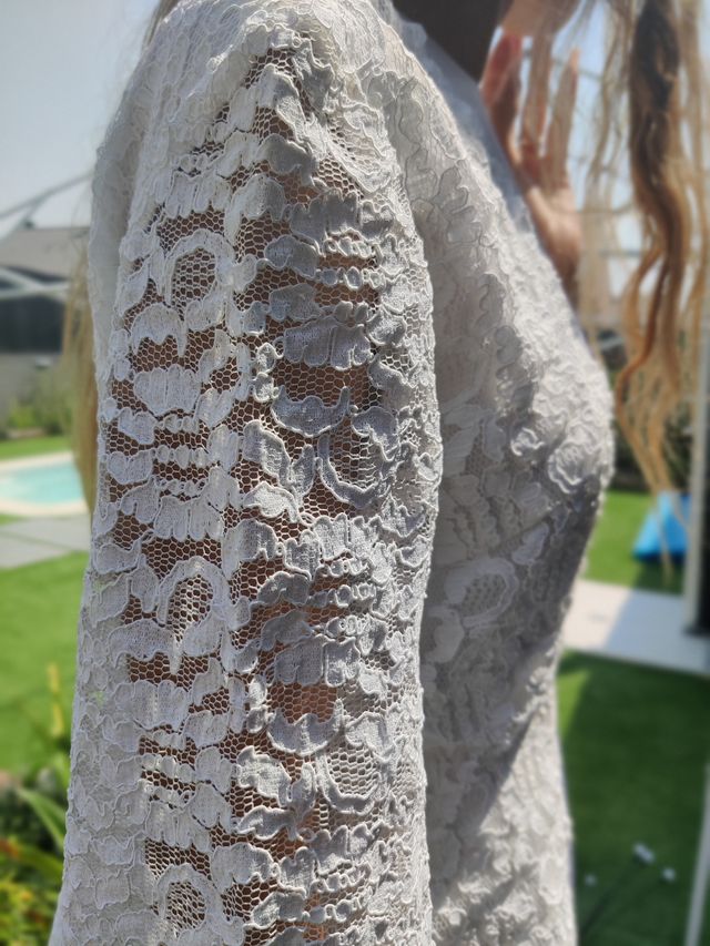 Urge, mudanza.Vestido novia vintage años 60