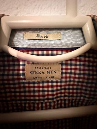 Camisa Sfera Men cuadros multicolor