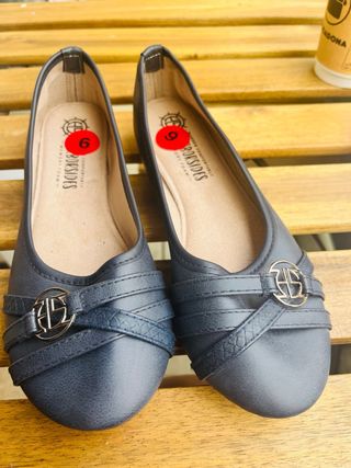 Manoletinas Harborsides azules, talle 36