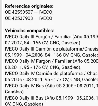 Mando multifunción Iveco Daily