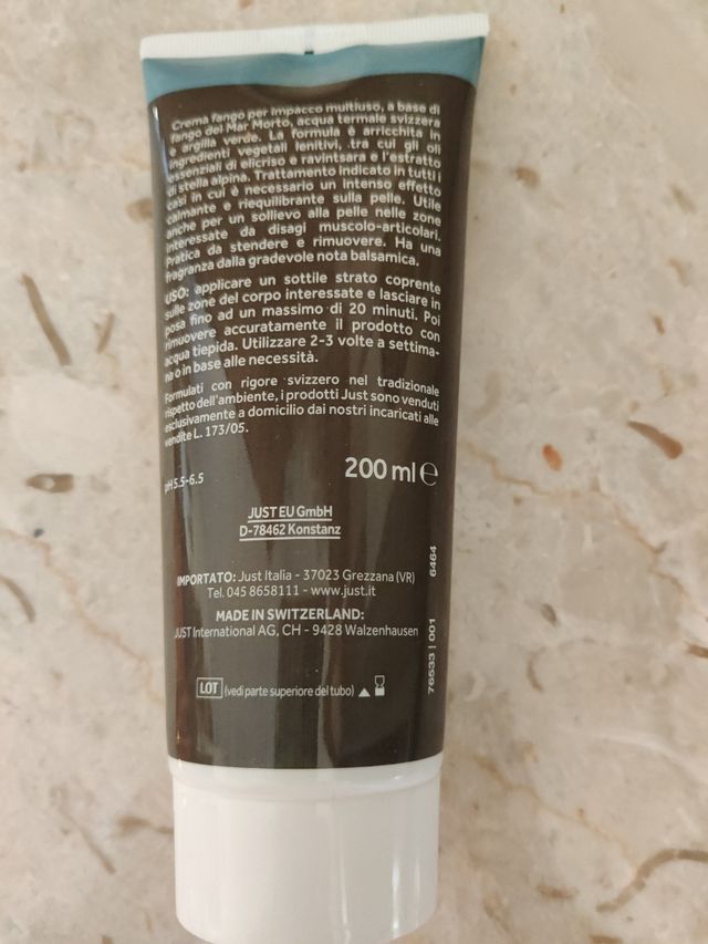 Crema Fango Termale Just 200ml