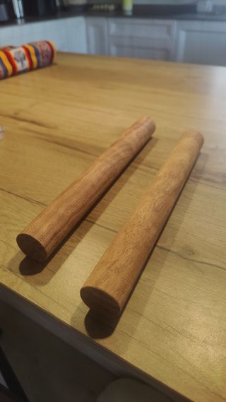 Colgador bici madera vintage