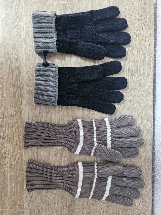 Guanti Tommy Hilfiger - Nero e marrone