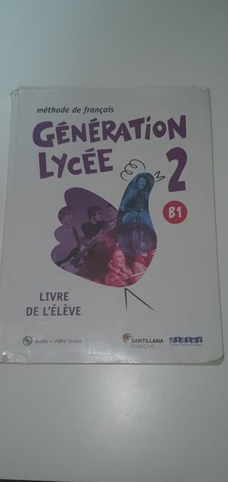 Libro francés: Génération Lycée 2°Bach