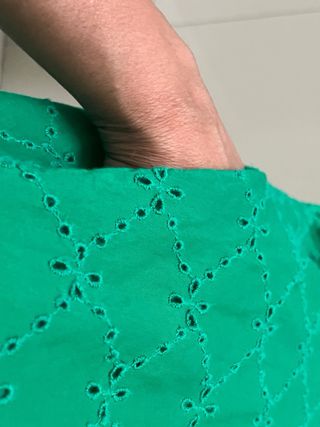 Vestido verde esmeralda t 36