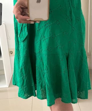 Vestido verde esmeralda t 36