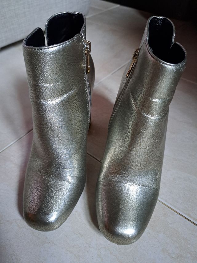 Stivaletti Gattinoni Roma Argento