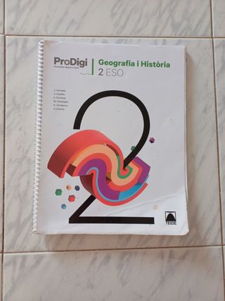 Quadern ProDigi. Geografia i Història 2 ESO