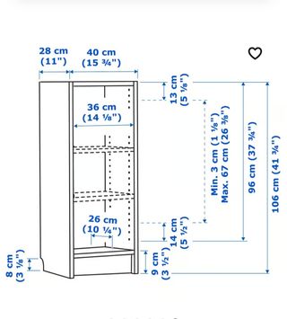 Estantería de madera marrón