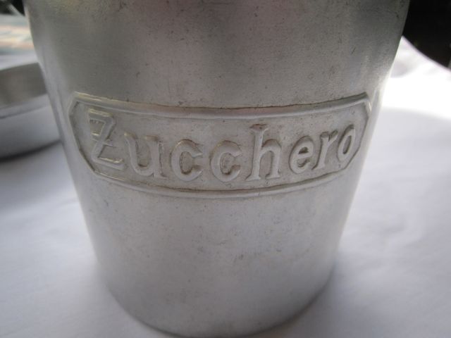 Set articoli alluminio vintage