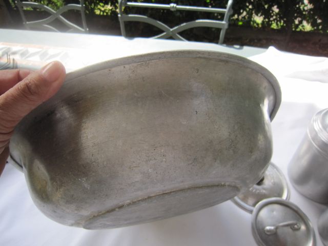 Set articoli alluminio vintage