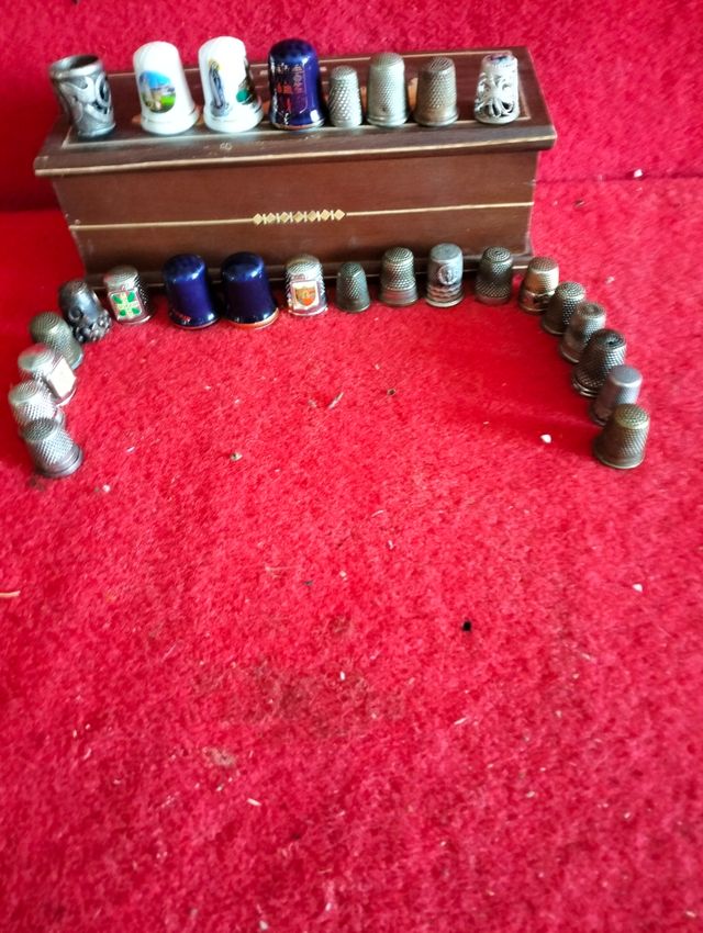 Colección dedales antiguos