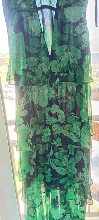 Vestido Tommy Hilfiger largo verde