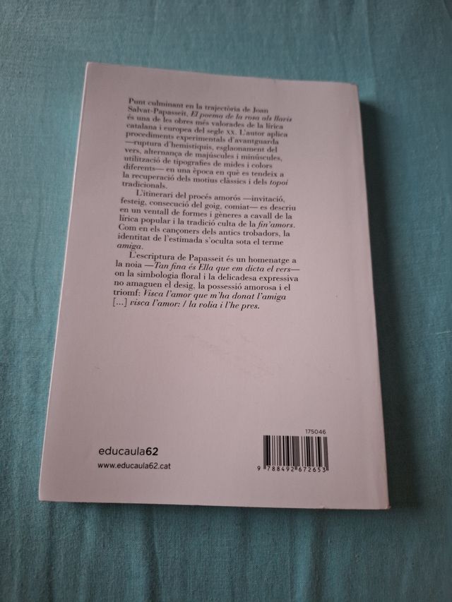 El poema de la rosa als llavis: Pròleg i propos...