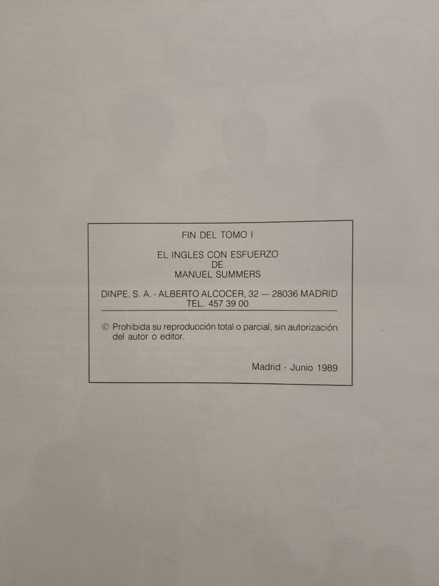Inglés con Esfuerzo - Summers