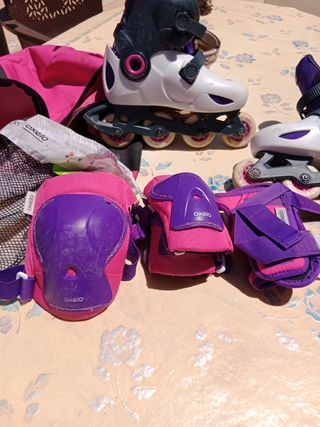 Patines Oxelo 3 ruedas niña XS talla 32,34