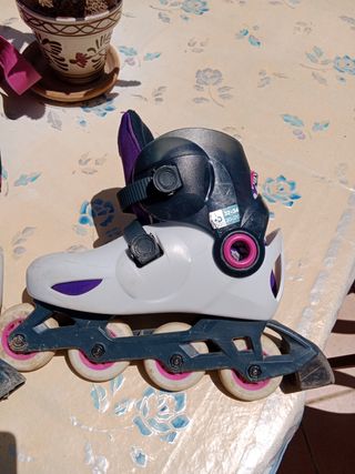 Patines Oxelo 3 ruedas niña XS talla 32,34