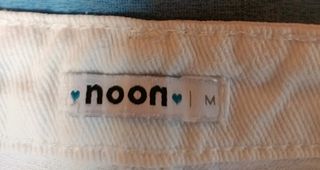 Falda vaquera blanca Noon talla M