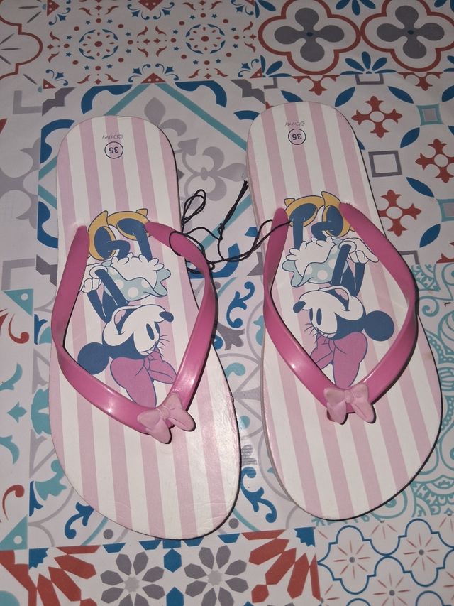 Chanclas Minnie Mouse niña 35 Disney