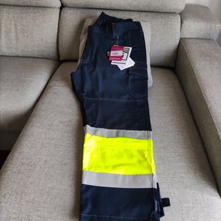Pantalones trabajo Modaflame alta visibilidad