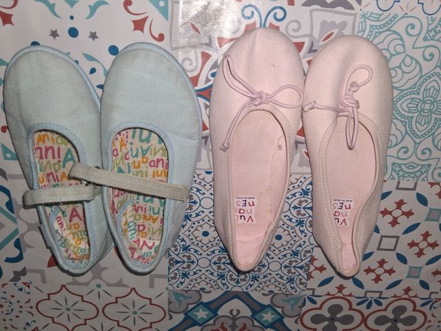Zapatillas niña nº 28-29 (2 pares)