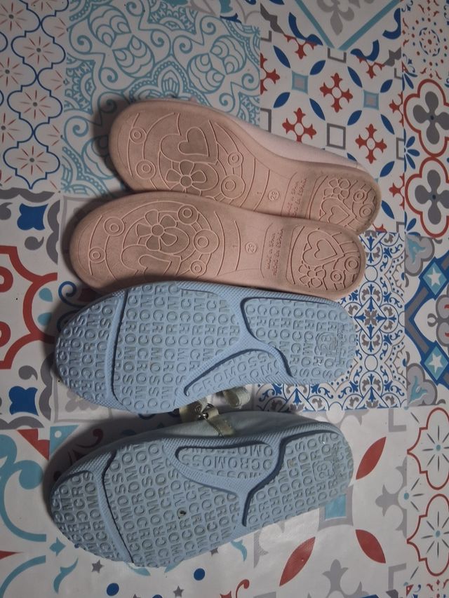 Zapatillas niña nº 28-29 (2 pares)