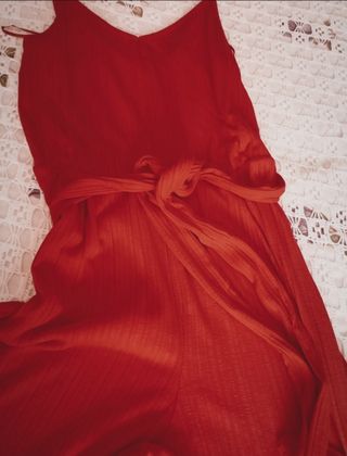 Traje pantalón rojo - elegante