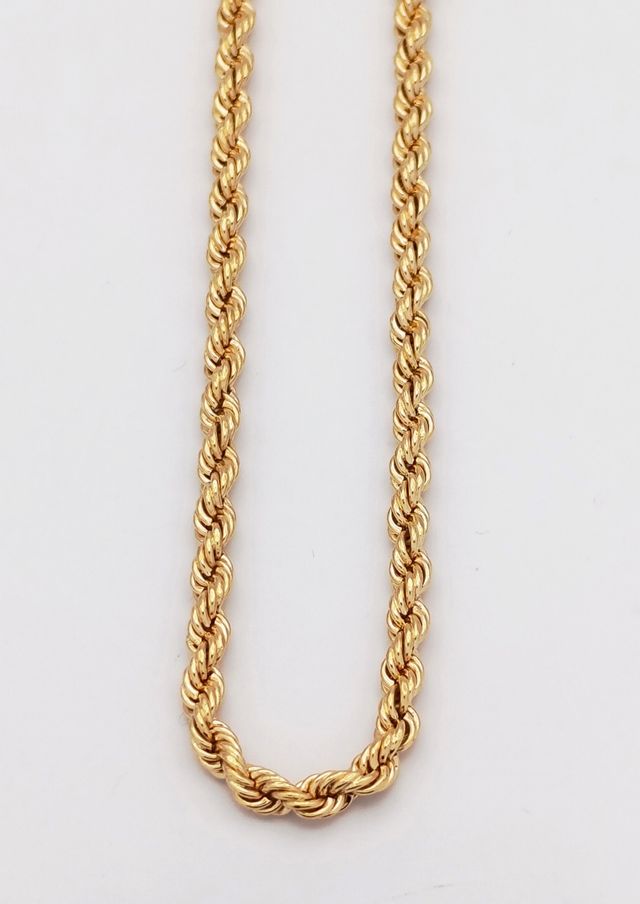 Cadena de Oro de 18k tipo cordón.