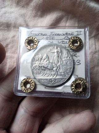 2 Lire 1912 Italia Vittorio Emanuele III
