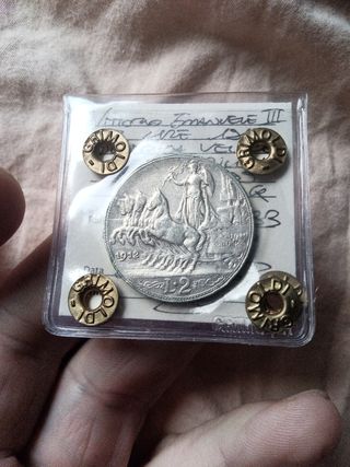 2 Lire 1912 Italia Vittorio Emanuele III