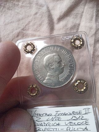 2 Lire 1912 Italia Vittorio Emanuele III