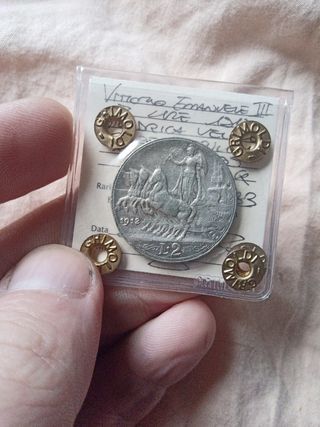 2 Lire 1912 Italia Vittorio Emanuele III