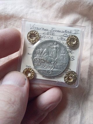 2 Lire 1912 Italia Vittorio Emanuele III