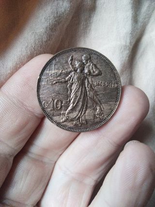 10 Centesimi Italia 1911