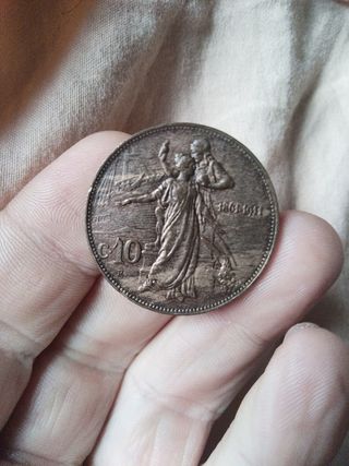 10 Centesimi Italia 1911
